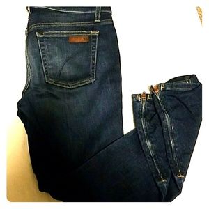 JOE'S JEANS ANKLE SKINNY WITH ZIPPER